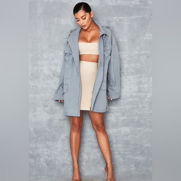 Rare and unique oversized denim jacket Mistress Rocks - Picture 8 of 10